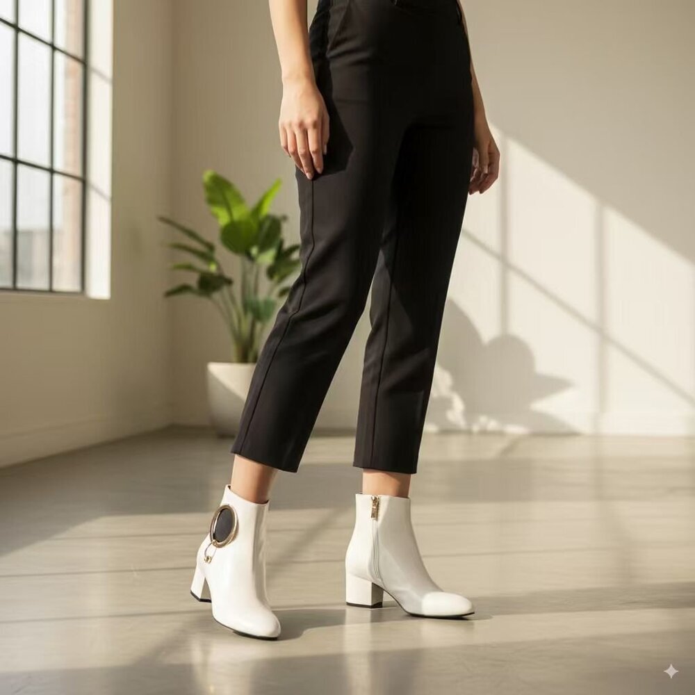 Coliac MARTINA GRASSELLI Ankle Boots In White